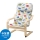 POÄNG - 兒童扶手椅, medskog/恐龍 | IKEA 線上購物 - 69417586_S1