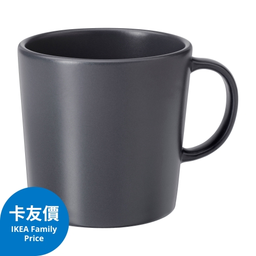DINERA - 馬克杯, 深灰色 | IKEA 線上購物 - 10362821_S4