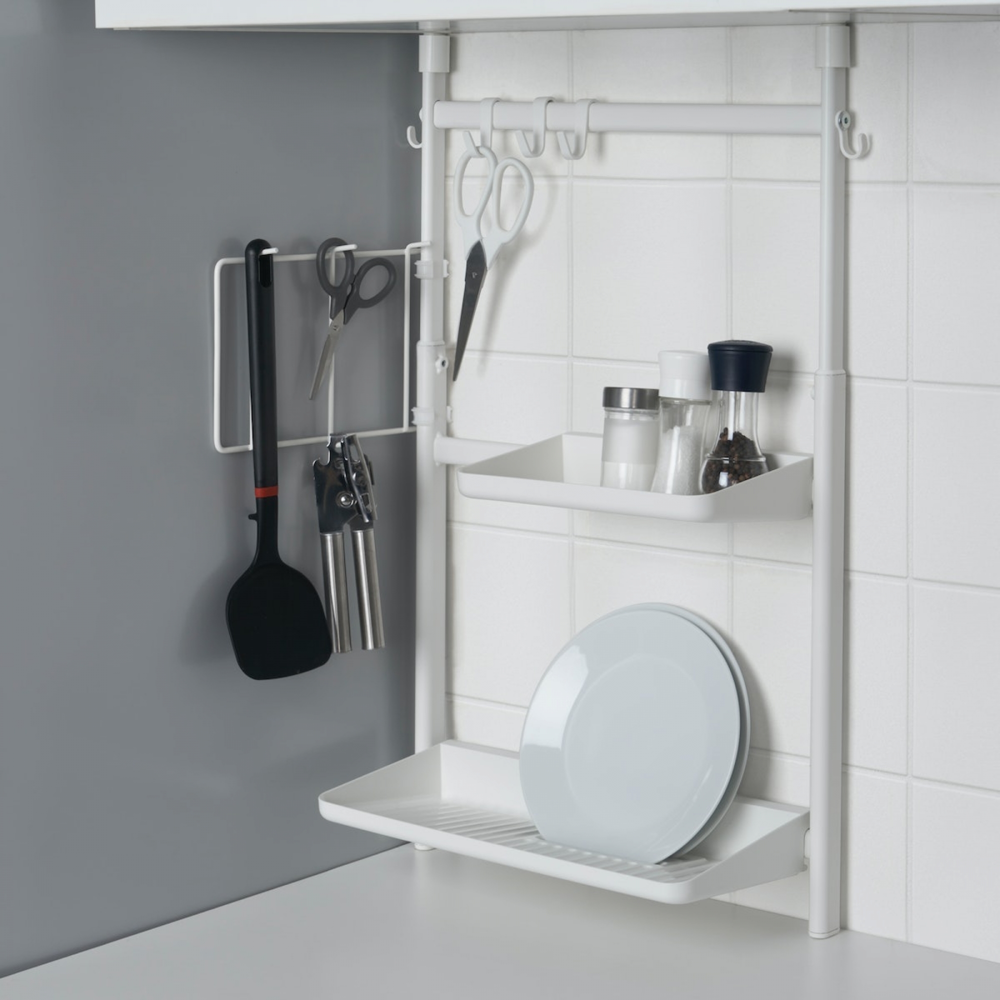 SUNNERSTA - clip-on rack with 4 hooks | IKEA Taiwan Online