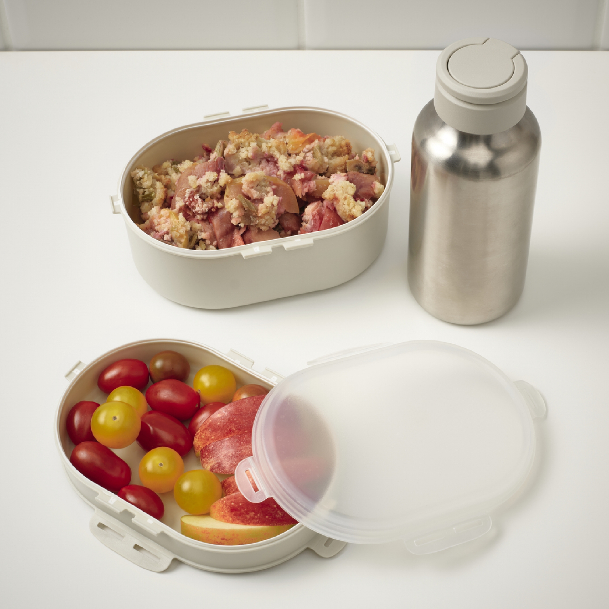 UTBJUDA stackable lunch box for dry food