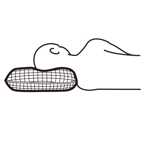 KLUBBSPORRE ergonomic pillow, side/back sleeper