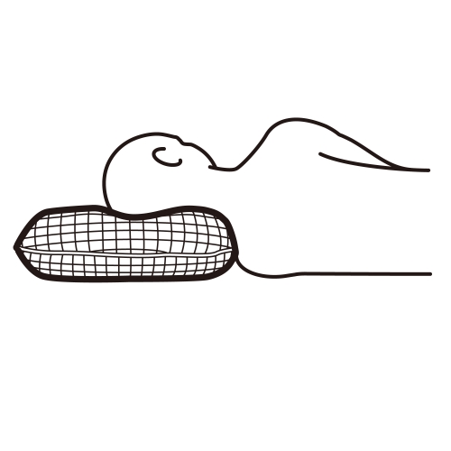 KLUBBSPORRE ergonomic pillow, side/back sleeper