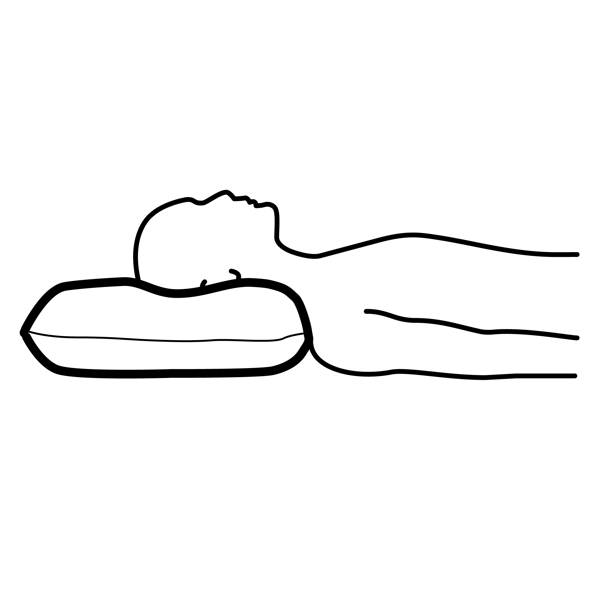 RAMSLÖKSMAL ergonomic pillow, multi position