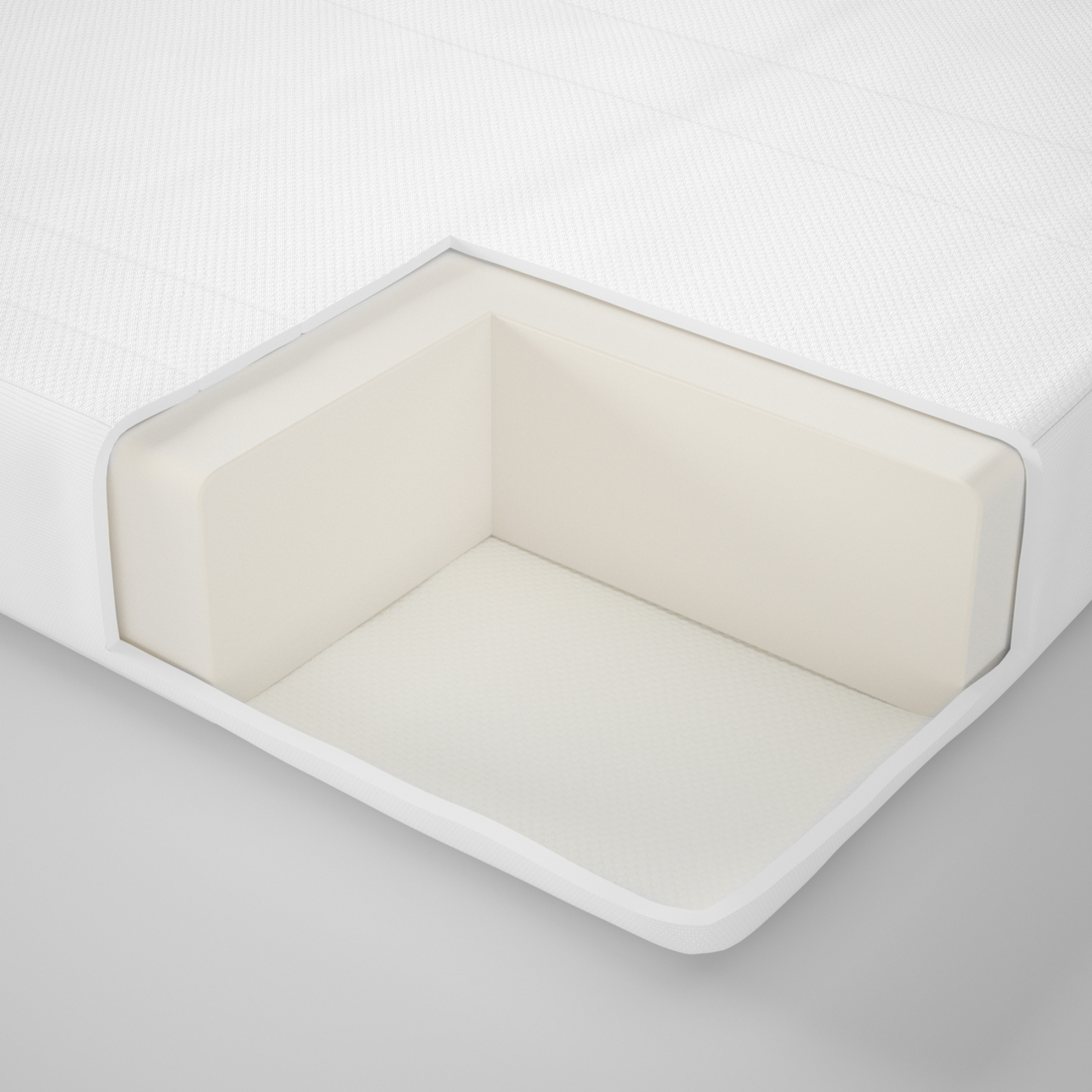 NATTSMYG foam mattress for extendable bed