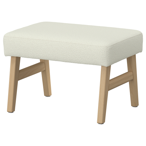 EKENÄSET - footstool, oak effect/Axvall off-white | IKEA Taiwan Online - 90624414_S4