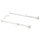 ALTARLIDEN - pull-out rail for baskets, white, 62 cm | IKEA Taiwan Online - 30602660_S1