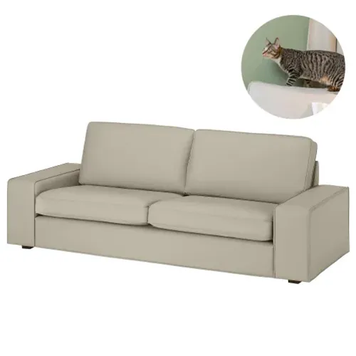 KIVIK - 三人座沙發，Gislatorp 灰米色 | IKEA 線上購物 - 09602025_S4