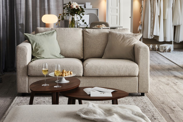 Sofa inkl. Nackenkissen; Ikea VIMLE 2,52m x 1,64m in Kreis Pinneberg -  Tornesch