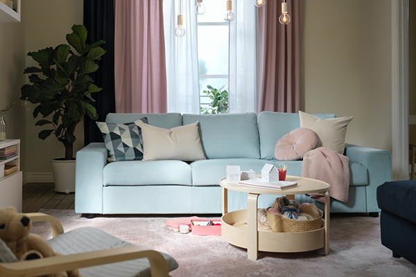Sofa inkl. Nackenkissen; Ikea VIMLE 2,52m x 1,64m in Kreis Pinneberg -  Tornesch