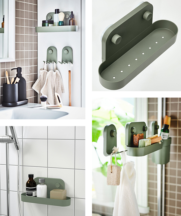 Bathroom Shelves, Bathroom Shelving Units, Storage Shelves & hooks ...