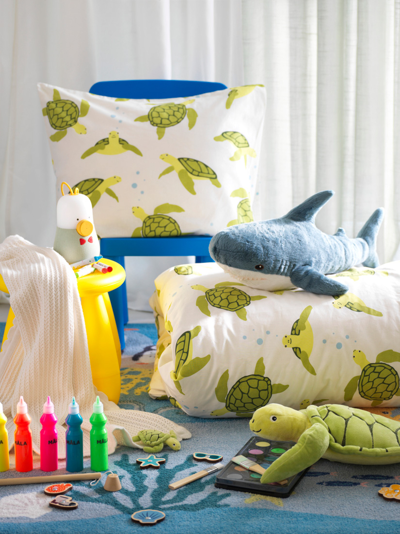 Ikea childrens bed shop linen