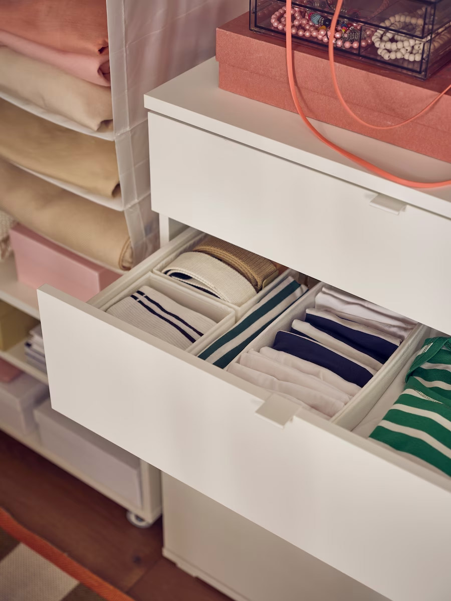 How to organise a chest of drawers made easy IKEA