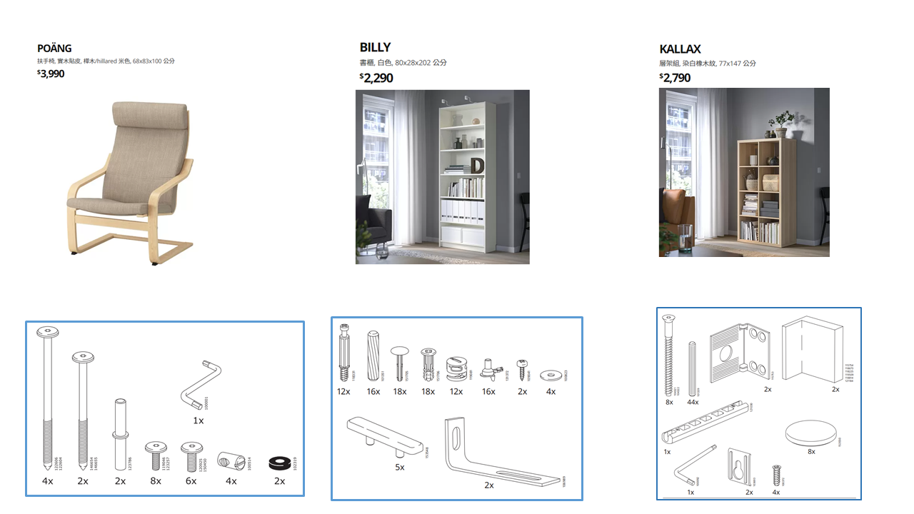 Spare Part to Repair Your Furniture｜IKEA Hsin Chuang Store