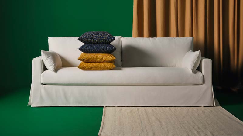 3-seat sofa HYLTARP, White