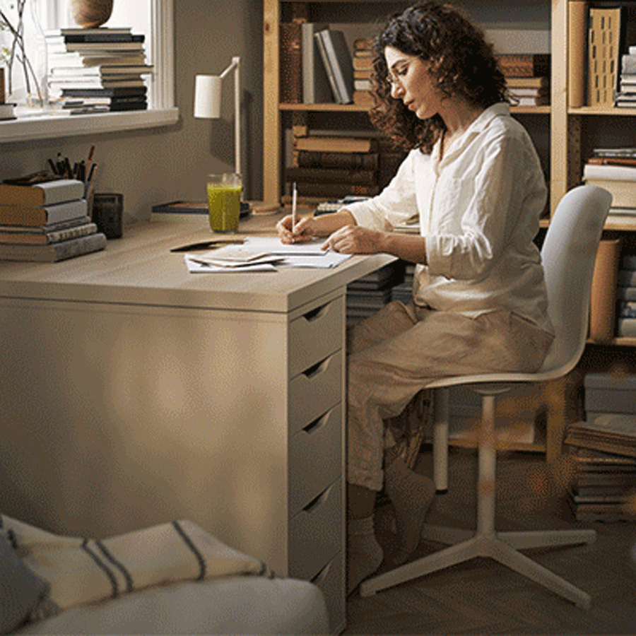 Drawer unit ALEX, white