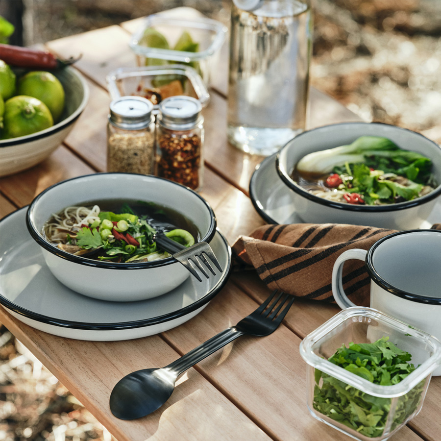 Camping tableware, SOLUPPGÅNG