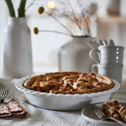 Pie dish, IKEA HÖSTAGILLE Collection