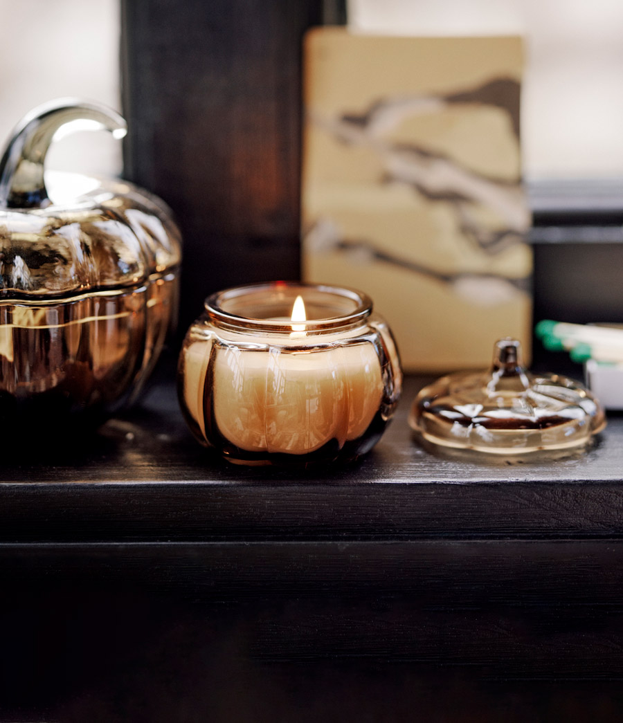 Pumpkin candle, IKEA HÖSTAGILLE Collection