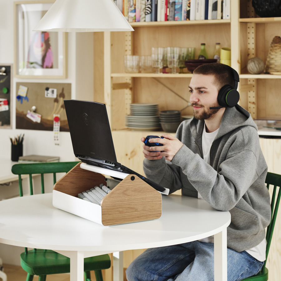 Laptop stand, IKEA YXSTABY