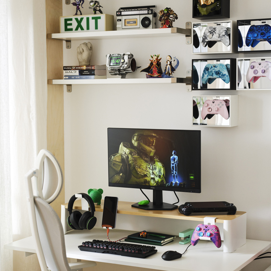 Monitor stand, IKEA YXSTABY