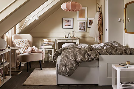 Compact bedroom living to the fullest