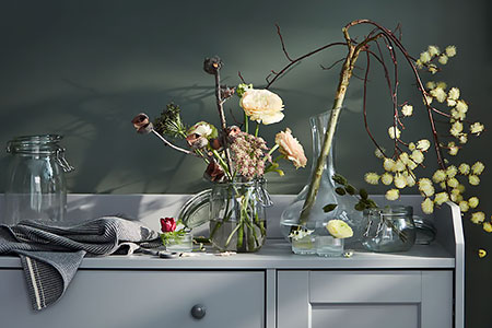 Make a use-what-you-have flower display