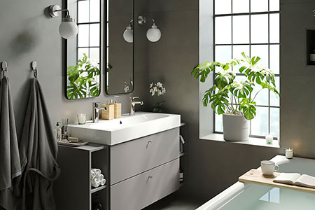 Make the bathroom your own private spa
