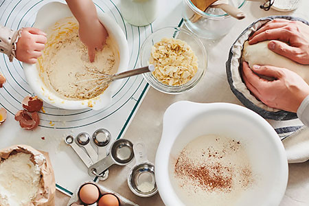 Get the kids cooking and teach them healthy habits