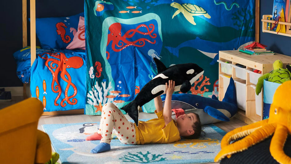 An ocean-inspired bedroom for little dreamers​