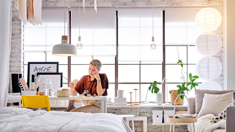 Living solo: a small, budget-friendly studio apartment