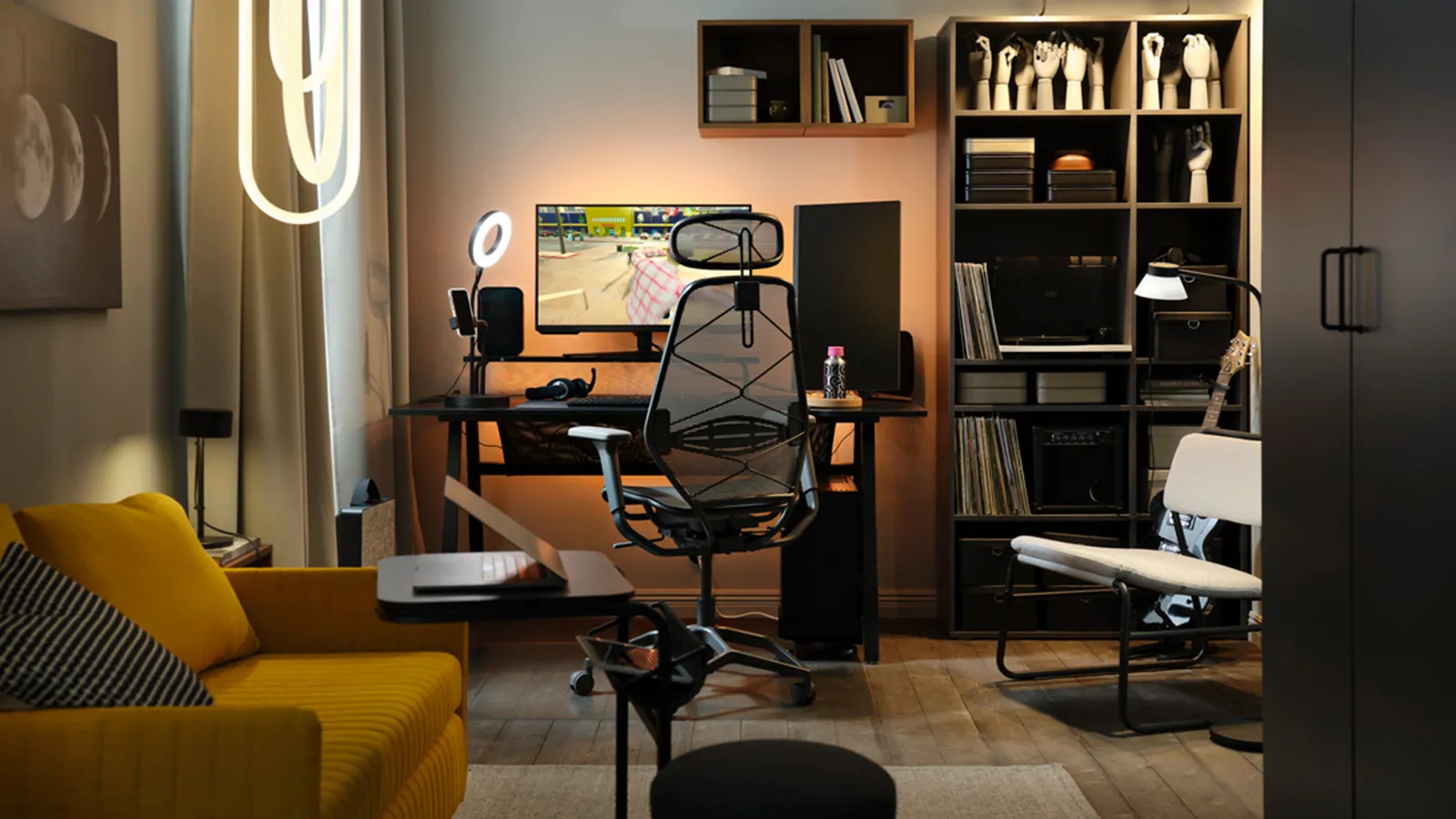 A high-performance, low-stress modern PC gaming room