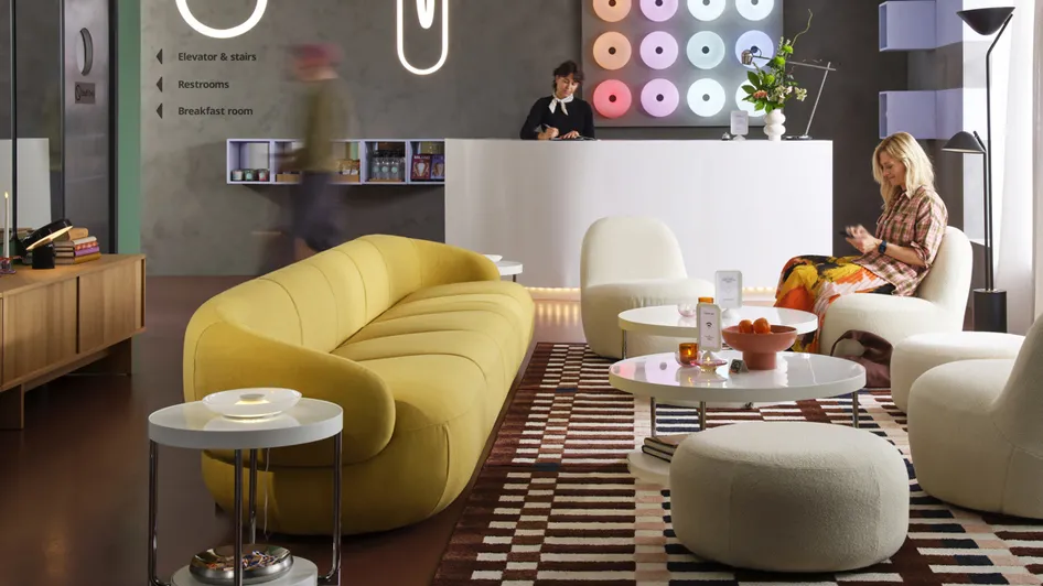 A hotel lounge design that turns heads