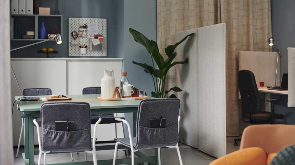 How to make a small office feel spacious