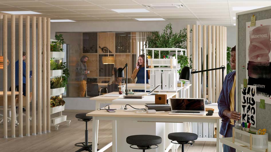 A feel-good office designed for dynamic interactions