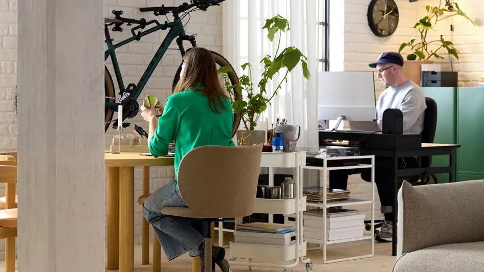 A WFH setup that doesn’t get in the way of living