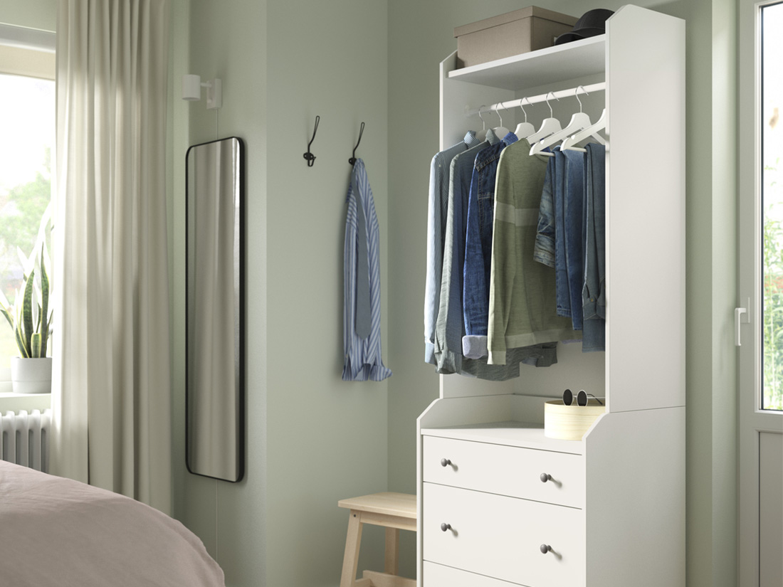 IKEA 線上購物衣櫃組