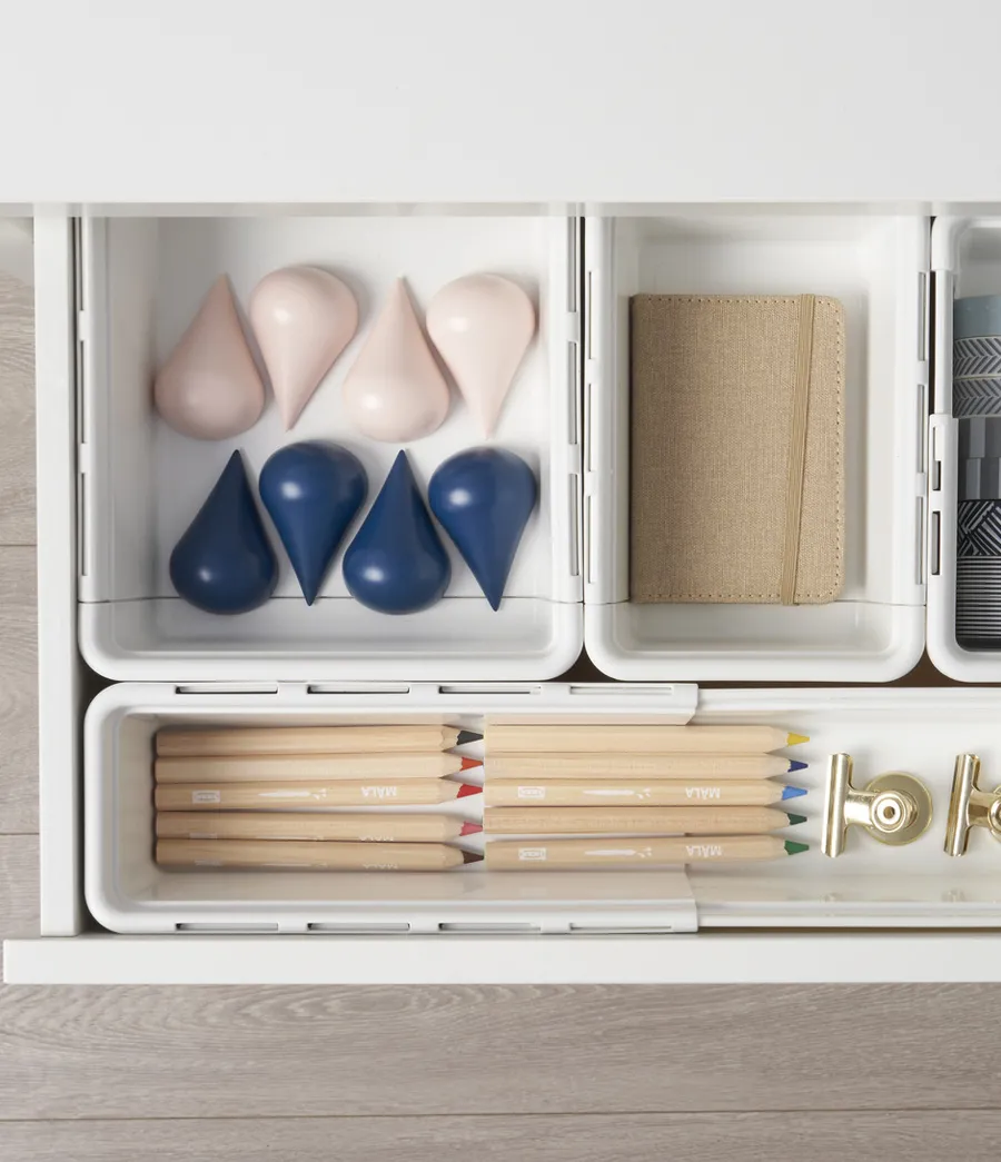 辦公桌收納,白色