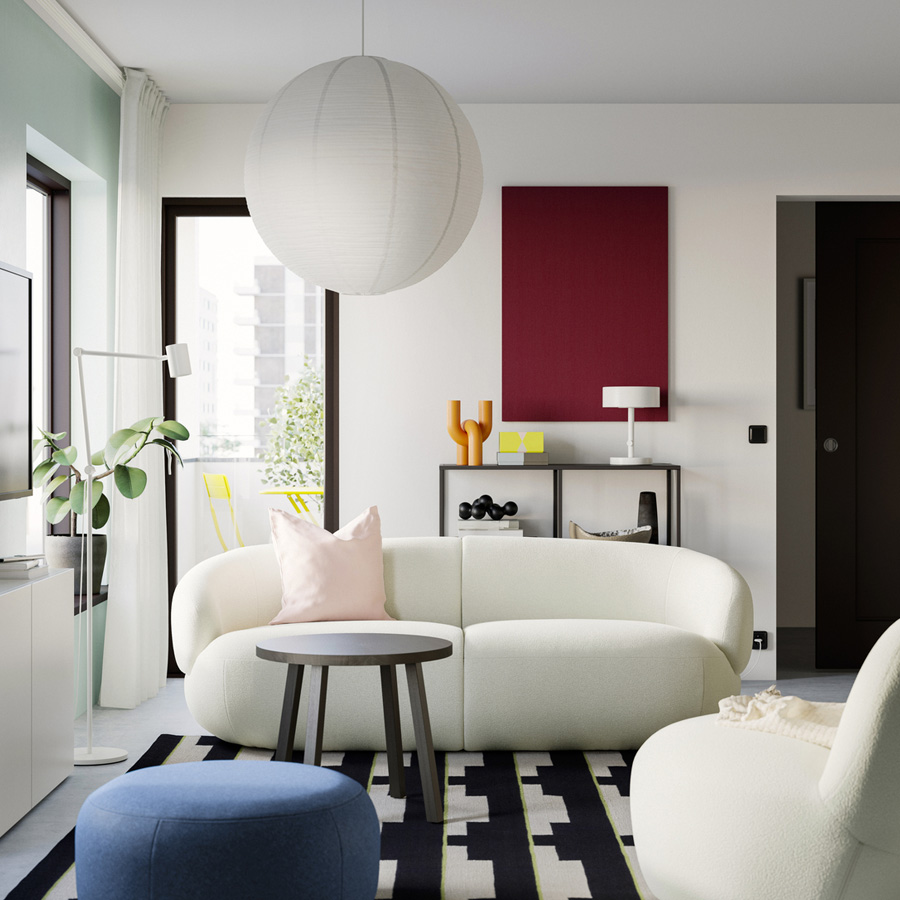 奶油風雲朵沙發, LILLESÄTER