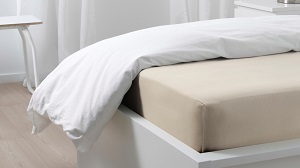 VÅRVIAL Drap housse pour divan, beige, 80x200 cm - IKEA